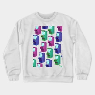 Retro arcade pattern Crewneck Sweatshirt